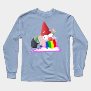 Gnome with RAINBOW Long Sleeve T-Shirt